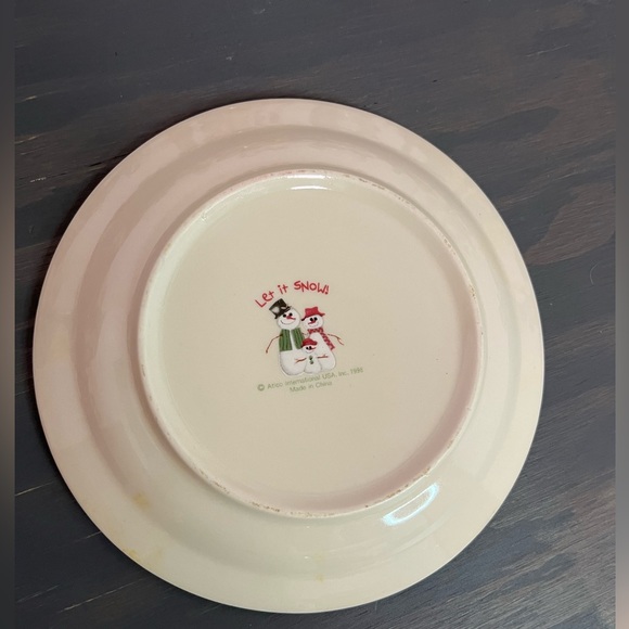 Atico 1998 Let it Snow Salad Plate - Picture 3 of 3